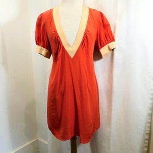 raquelle. Silk Crepe Dress